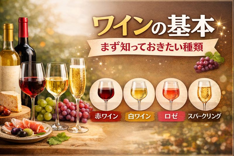 ワインの基本｜まず知っておきたい種類